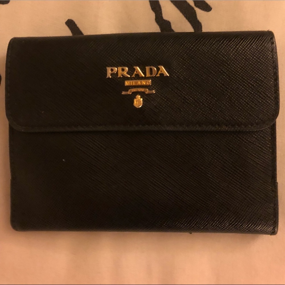PRADA leather wallet